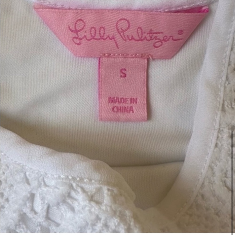 SOLD Lilly Pulitzer | Girl's Little Topanga Dress in White
Size S (4-5) - Picture 5 of 5